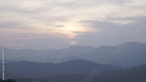 sunset in the mountains © DKG