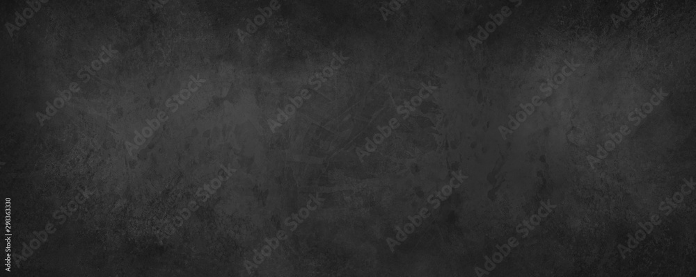 black background with marble texture in old vintage paper design