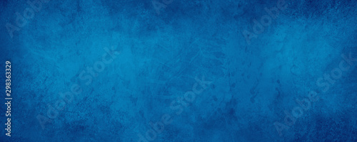 Tablou canvas old blue paper background with marbled vintage texture in elegant website or tex