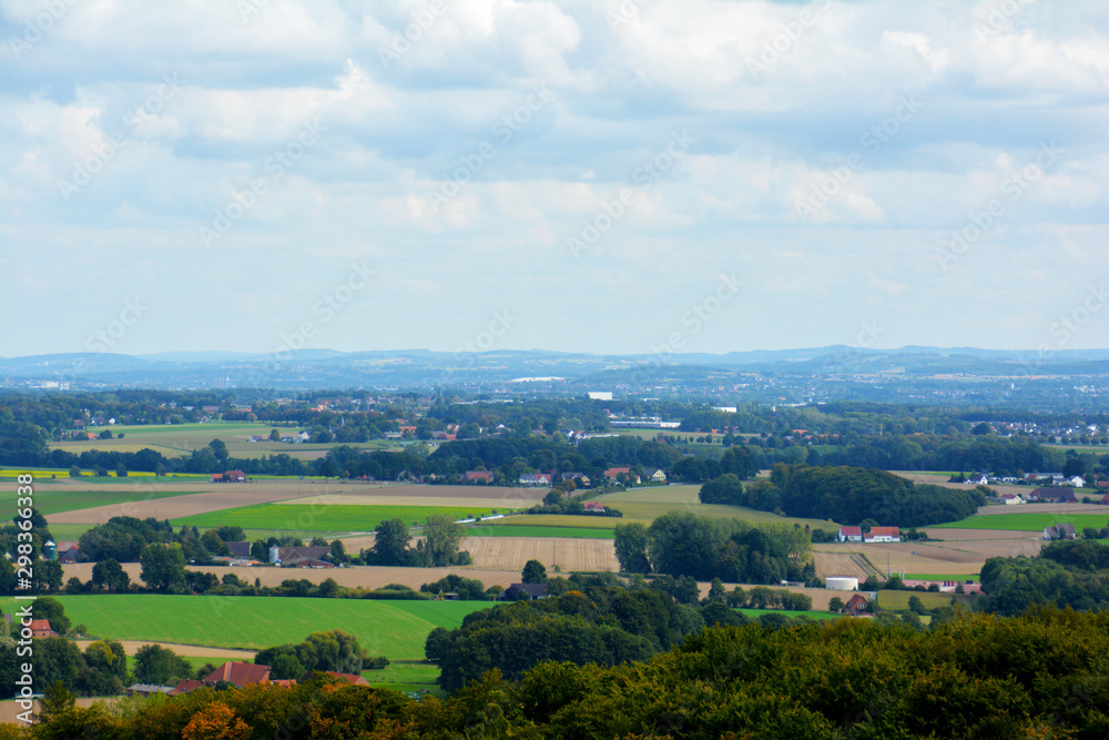 Blick vom Klimaturm in Melle, Niedersachsen	