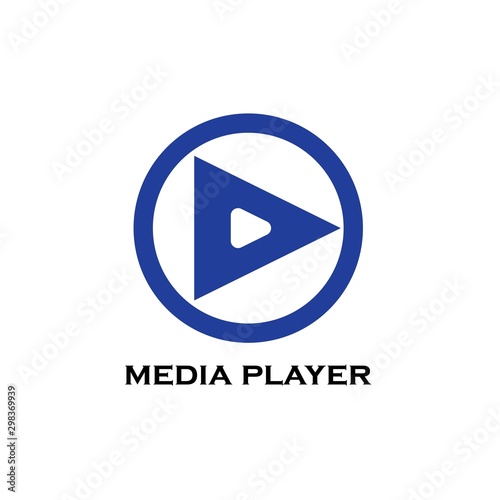 colorful play media logo design template. triangle play icon symbol design Free Download colorful play media logo design template. triangle play icon symbol design - GFXLoad