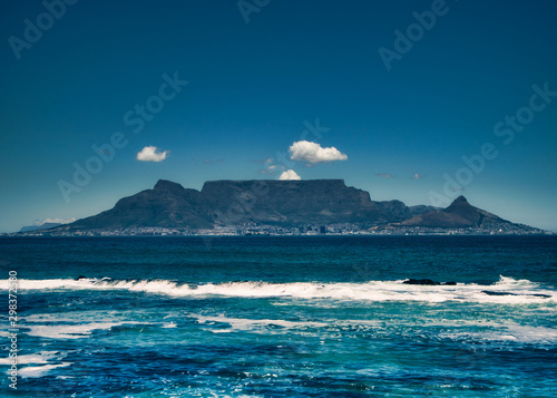 Table mountain over Cape Town