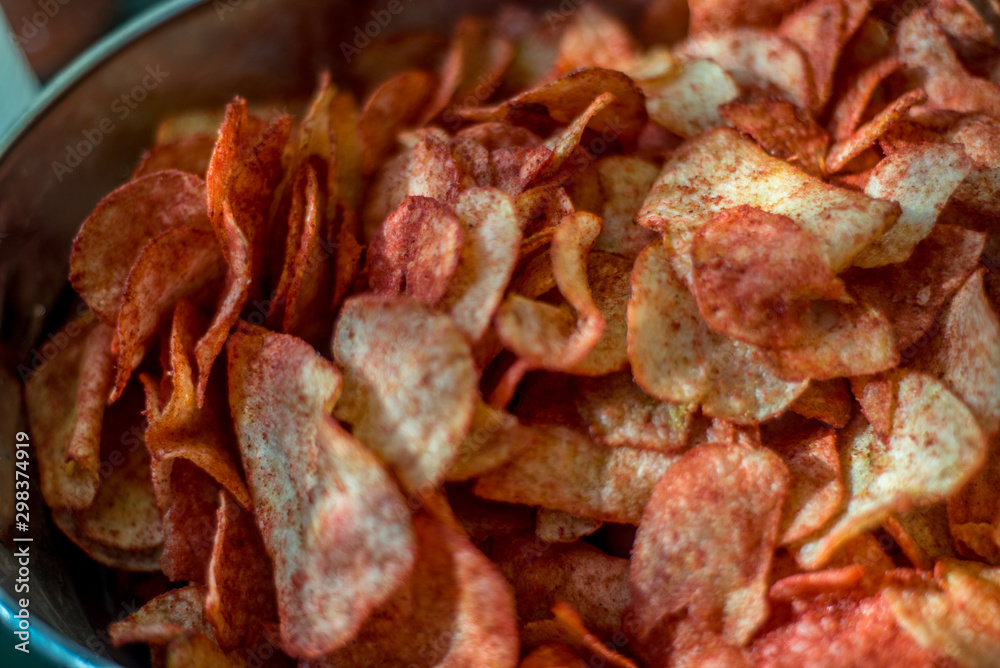 papas fritas con chile