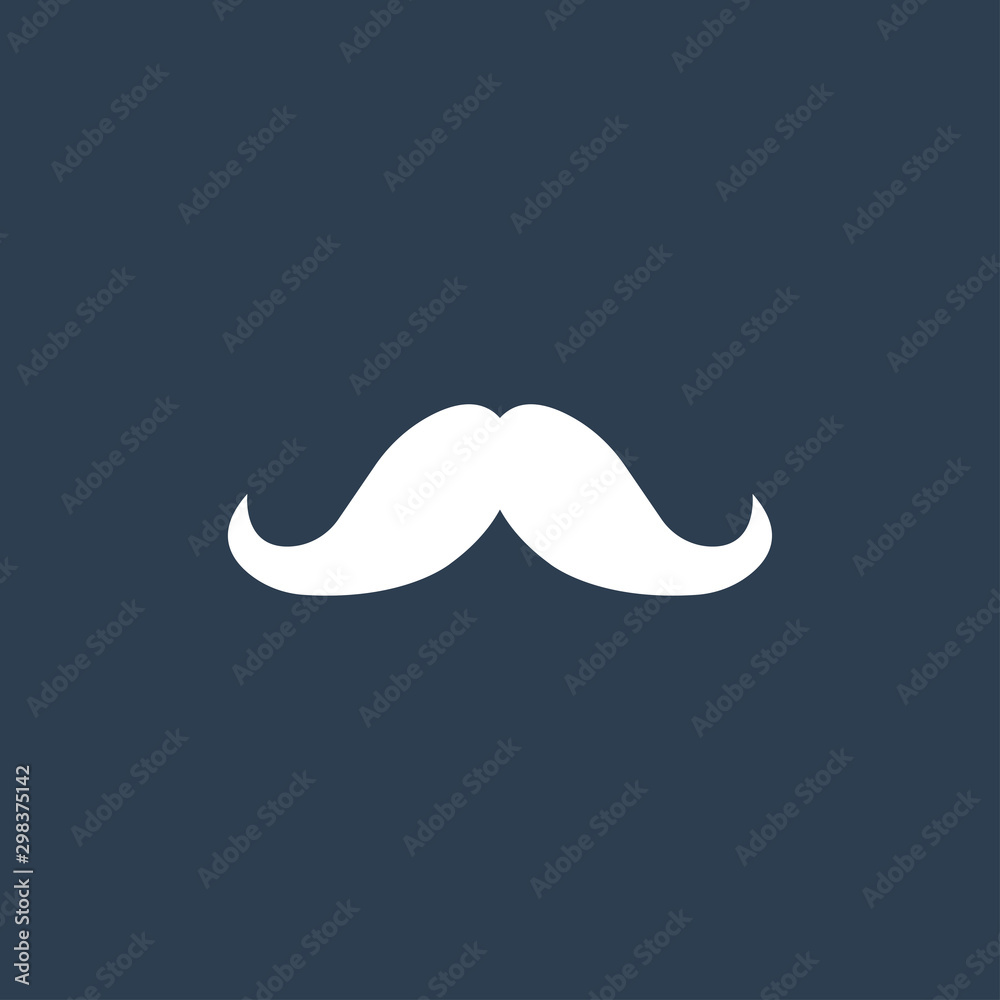 Mustache icon for web and mobile Mustache icon for web and mobile