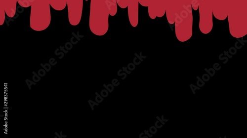 Set of 4 Blood and Goo Transitions - Spooky Halloween Overlays - Pro Res 4444 with Alpha Channel in 4K