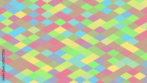 Wallpaper Mural Vibrant Spring Easter Color on Beautiful Diamond Pattern Design - Abstract Background Texture Torontodigital.ca