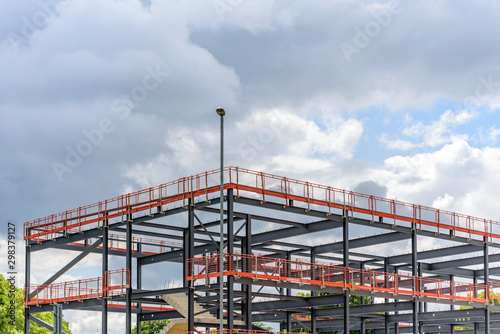 steel metal building construction framework in uk