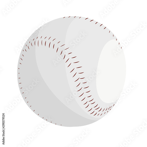 Baseball ball realistic vector illustration isolated
