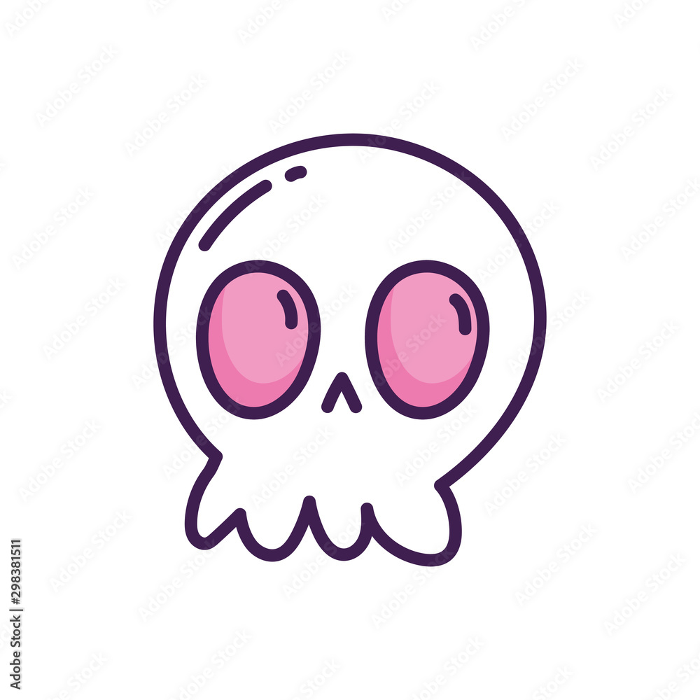 happy halloween celebration scary skull cartoon happy halloween celebration scary skull cartoon