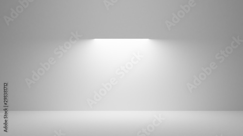 Wallpaper Mural backdrop for art, plain room with light to display art Torontodigital.ca