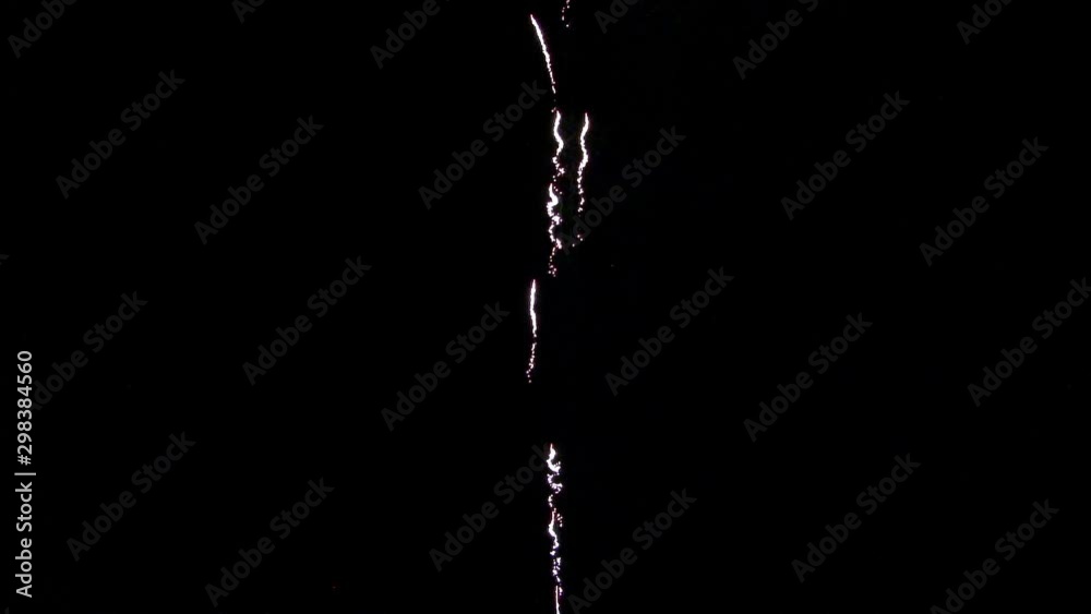 Firework on black background (black night sky). Concept of pyrotechnics at festive events. Firework on black background (black night sky). Concept of pyrotechnics at festive events.