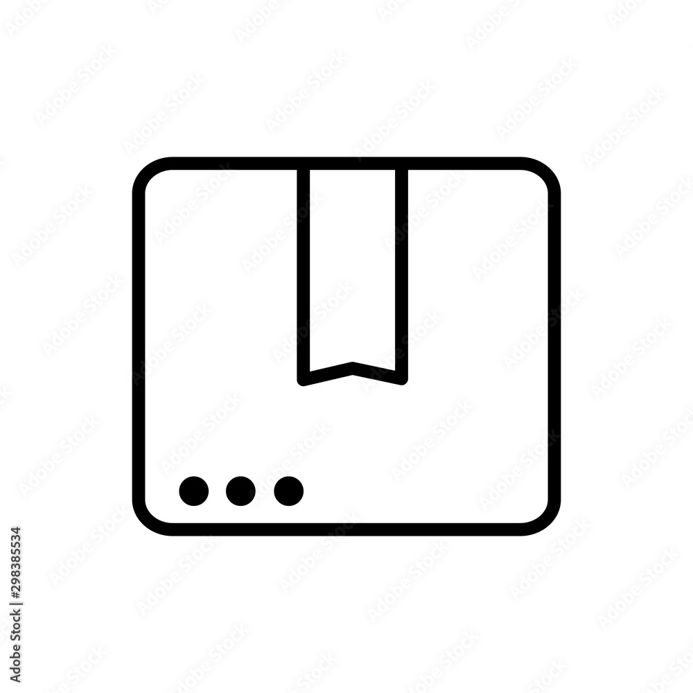 website order service delivery icon thick line website order service delivery icon thick line