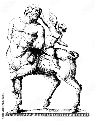 Centaur vintage illustration.