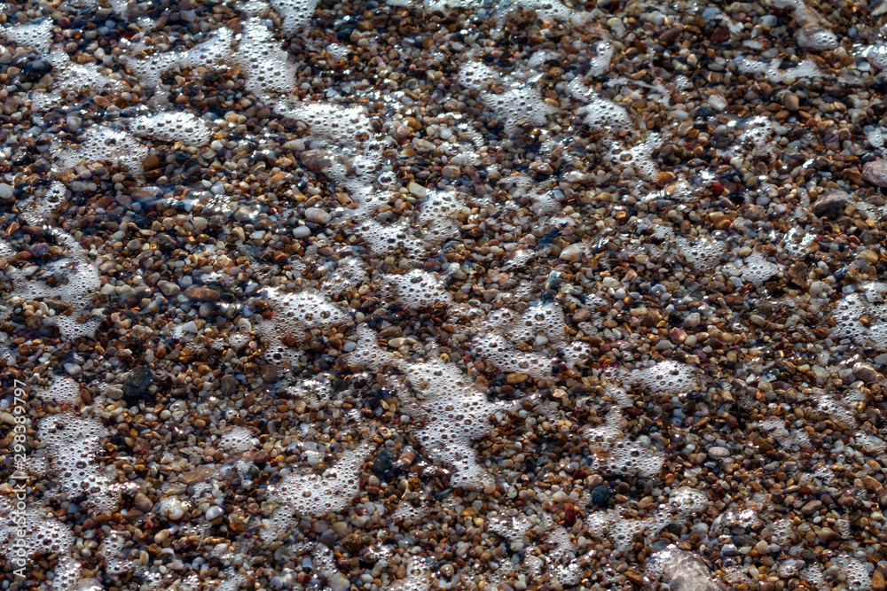 sea pebbles colored granite on the beach sea pebbles colored granite on the beach