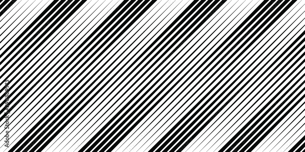 Obraz premium Ukośne czarne trójkąty. Abstrakcyjne tło. Op-art. Nowoczesny wzór na strony internetowe, wydruki, szablony i projektowanie tekstyliów