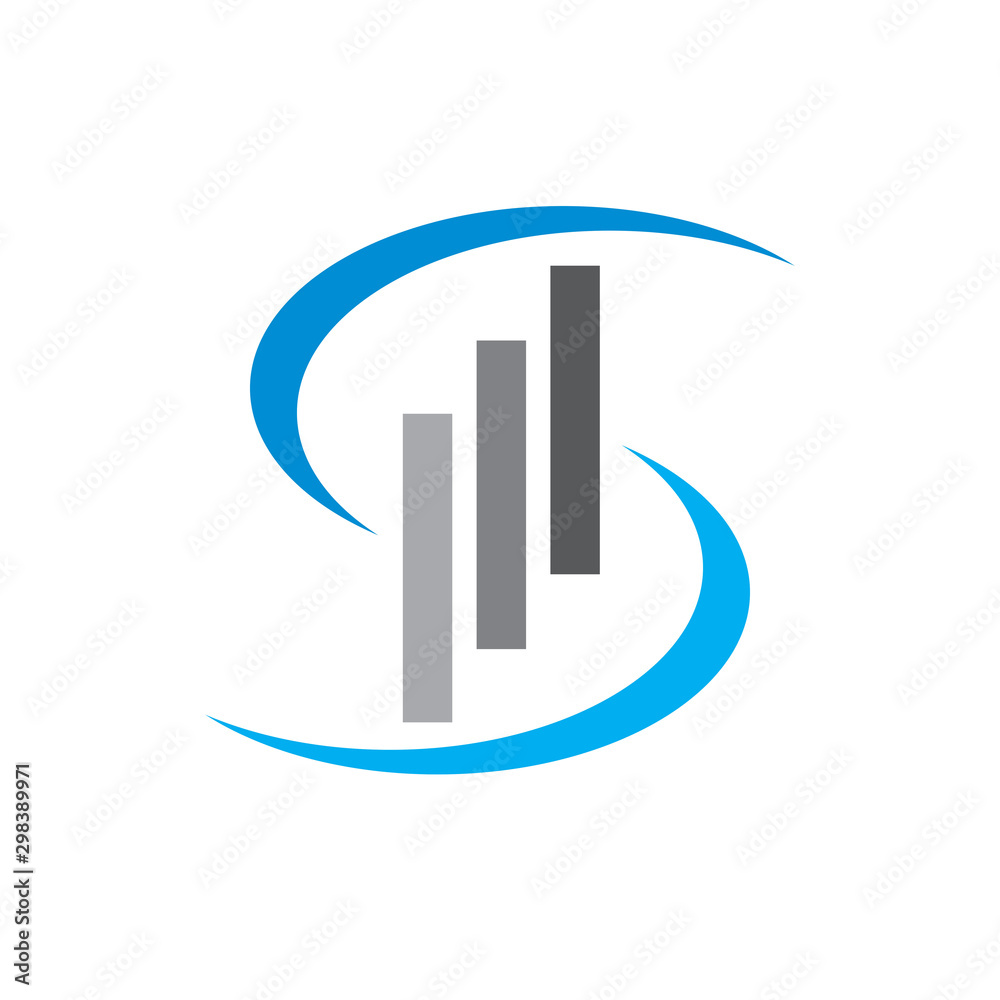 Graphic Chart Logo, Financial Logo Graphic Chart Logo, Financial Logo