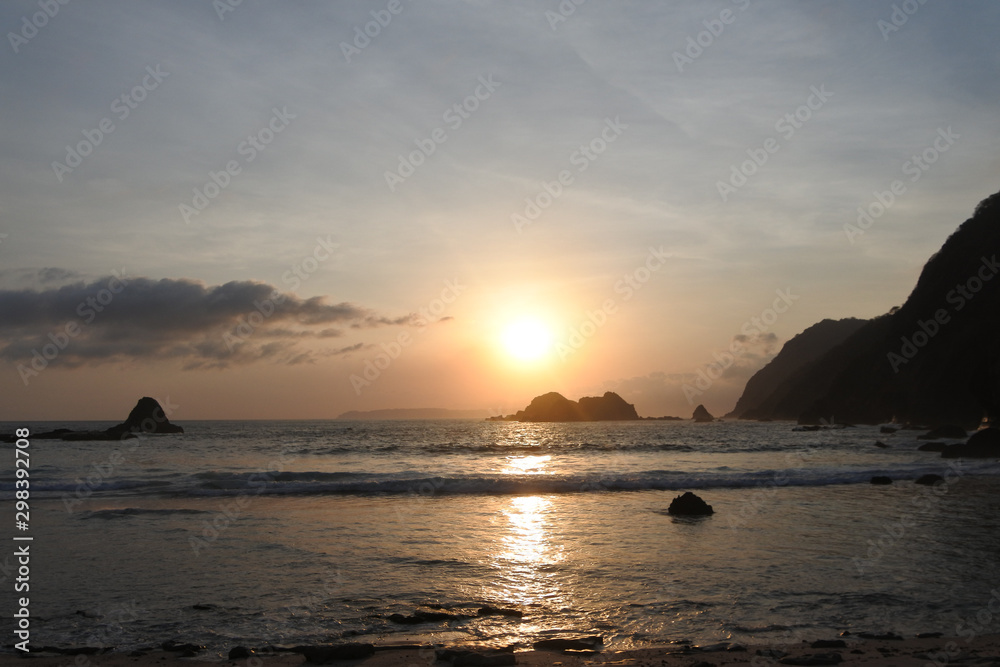 Fototapeta premium Beautiful Beach In Jember East Java Indonesia