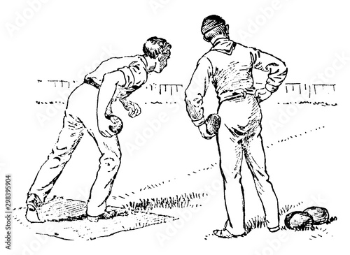 Bowls vintage illustration.