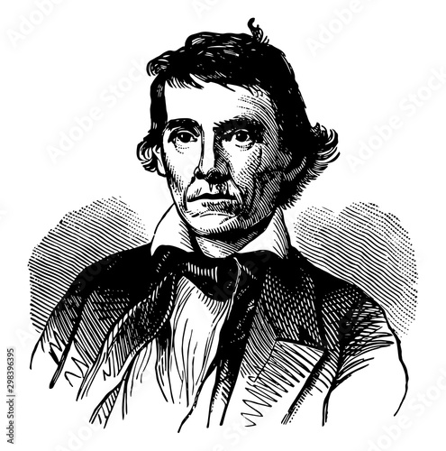 Alexander Hamilton Stephens, vintage illustration