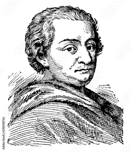 Marquis de Beccaria, vintage illustration