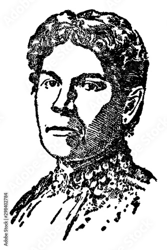 Martha Lamb, vintage illustration