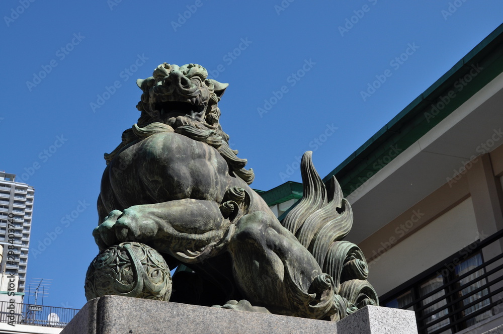 Obraz premium 水天宮の狛犬