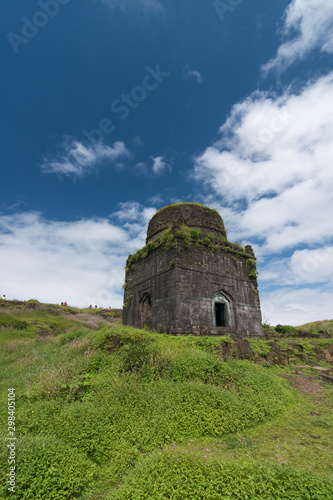 Prehistoric Building on  Lohagad Fort near Lonavala,Maharashtra,India