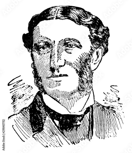 Matthew Arnold, vintage illustration