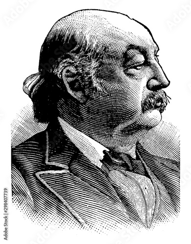 Benjamin Franklin Butler, vintage illustration