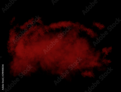 abstract background with red fog