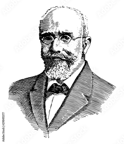 .Eleutherios Venizelos, vintage illustration