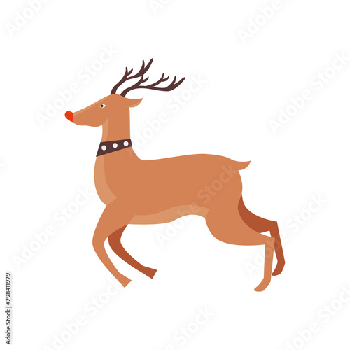 reindeer animal christmas design