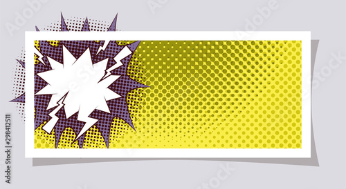 expresion splash pop art style