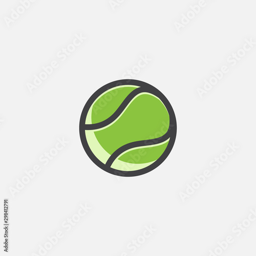 tennis ball icon symbol vector design, tennis ball vector, Simple vector icon, ball
