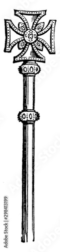 Crozier vintage illustration.