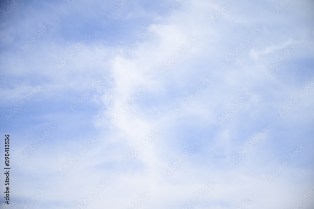 blue sky with white clouds