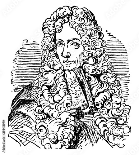 Robert Boyle, vintage illustration photo