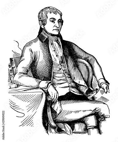 John Jay, vintage illustration