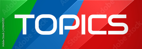 Topics - clear white text t...