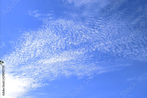 blue sky and clouds