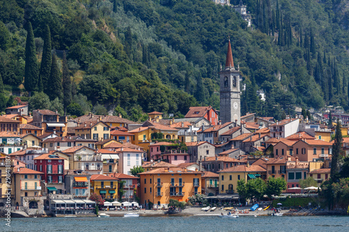 View to Varenna town on Como lake, Italy © lic0001