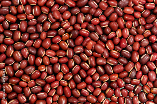 organic kidney bean seeds background