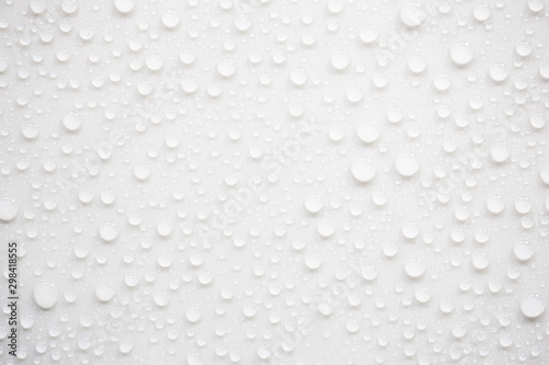 Wallpaper Mural Raindrops on a grayish white background. Rainy season concept. Torontodigital.ca
