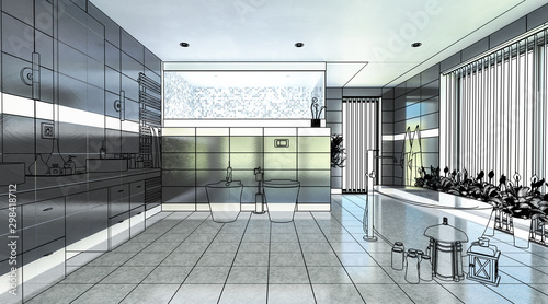 Luxury Bathroom (conception)