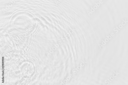 Abstract black and white wave water background