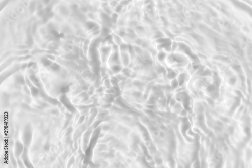 Water waves on the pool. Abstract background. Black and white concept.