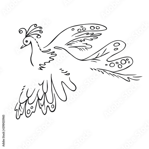 illustration of firebird