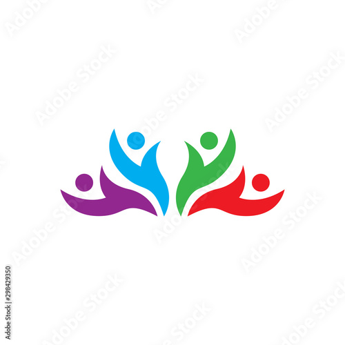 community care logo design template