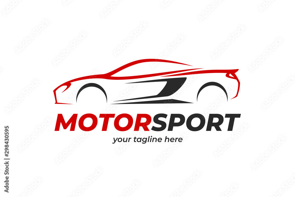 sport car logo design vector