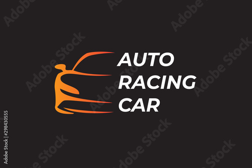 sport car logo design vector